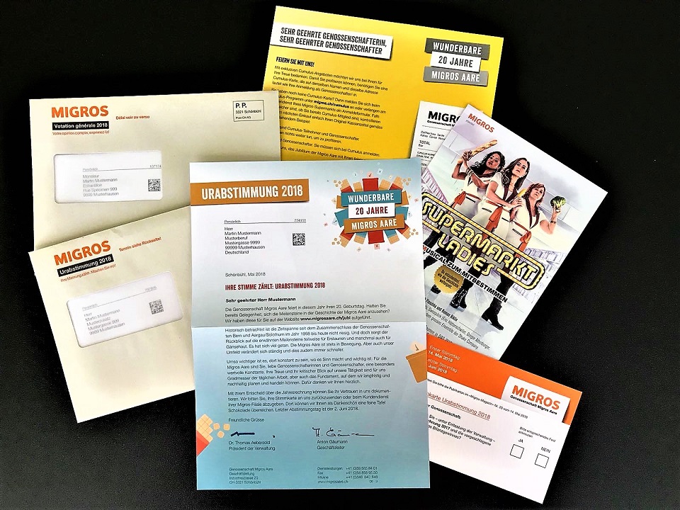 Migros Aare Mailing